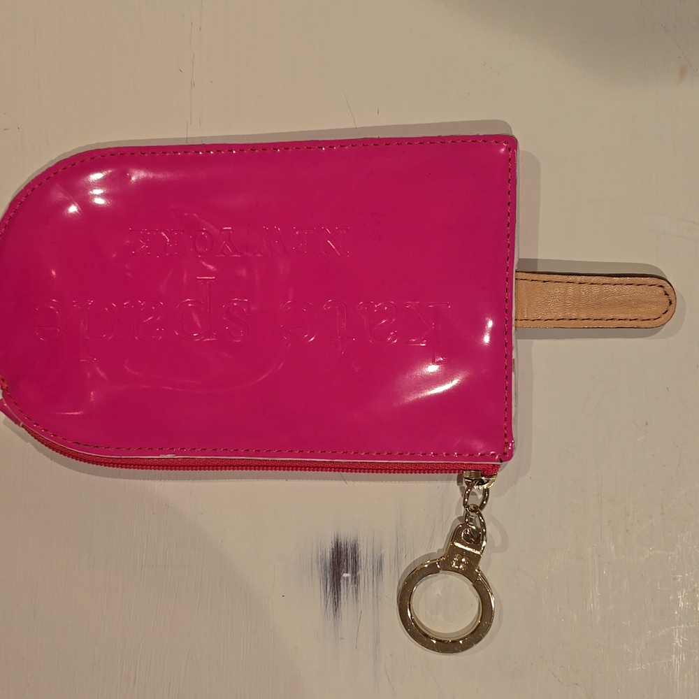 Kate Spade Fuchsia Popsicle Coin Pouch RARE NWOT - Picture 3 of 4